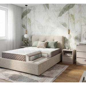 Pesukastiga Voodi Nuvia