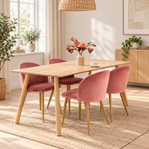 Männipuidust söögilaud Palma (antiik) lifestyle interjööris