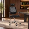 Must kontoritool Noren tumedas premium-kontoris
