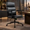 Must kontoritool Ravelin tumedas premium-kontoris