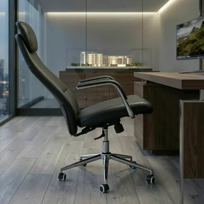 Must kontoritool Silvano elegantses kabinetis