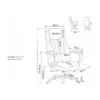 Kontoritool Sorevi mõõdujoonis